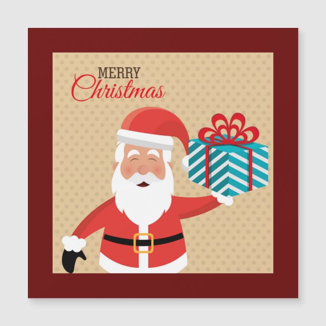Santa Claus Merry Christmas Greeting (Front)
