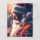 Santa Claus Merry Christmas Holiday Postcard (Front)