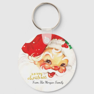 Santa Claus Merry Christmas Keychain