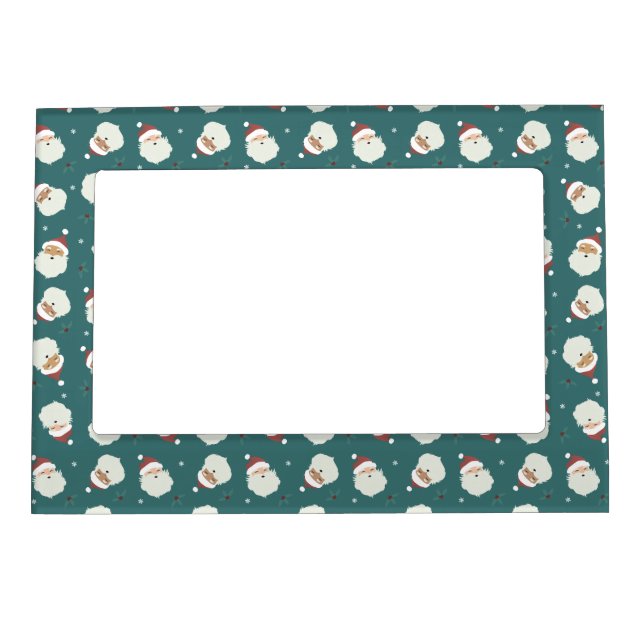 Santa Claus Merry Christmas Magnetic Frame (Front)