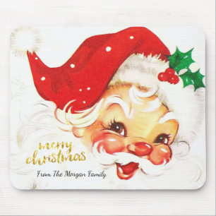 Santa Claus Merry Christmas Mouse Pad