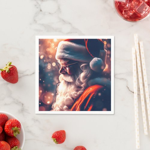 Santa Claus Merry Christmas Napkins