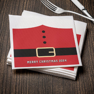 Santa Claus Merry Christmas Napkins