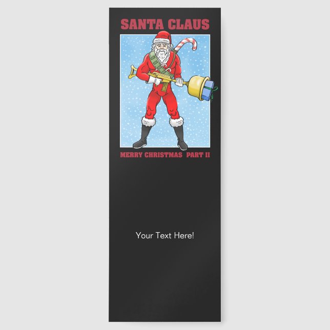Santa Claus Merry Christmas Part 2 Bookmarks (Front)