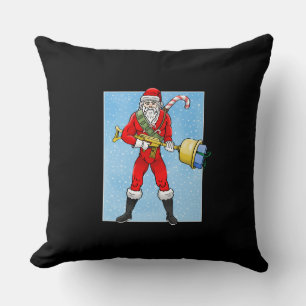 Santa Claus Merry Christmas Part 2 Throw Pillow