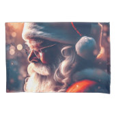 Santa Claus Merry Christmas Pillow Case (Front)