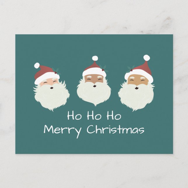 Santa Claus Merry Christmas Postcard (Front)