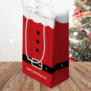 Santa Claus Merry Christmas Small Gift Bag