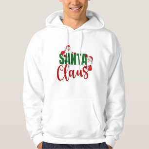 Santa Claus Modern Trendy Stylish Cute Christmas Hoodie