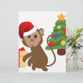 santa claus monkey emoji (Standing Front)