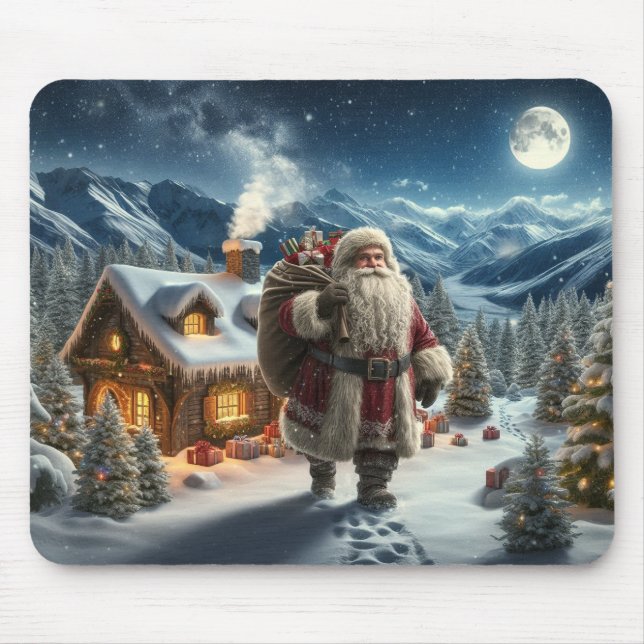 Santa Claus Mouse Pad (Front)