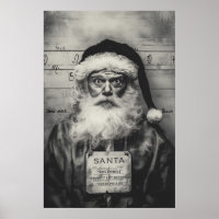 Santa Claus Mugshot: Naughty List Gone Wrong