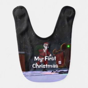 Santa Claus - My First Christmas Bib