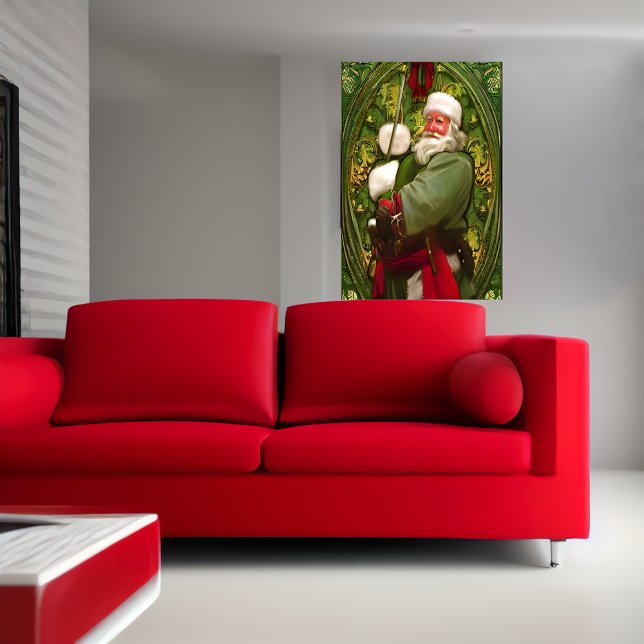 Santa Claus new looks | AI Art Poster (Creator Uploaded)
