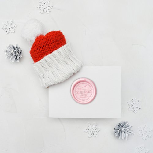 Santa Claus North Pole Official Mail  Christmas Wax Seal Stamp
