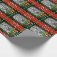 Christmas North Pole Express Mail Santa Wrapping Paper