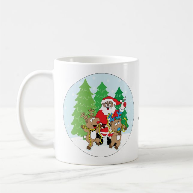 Santa Claus of Color Coffee Mug (Left)
