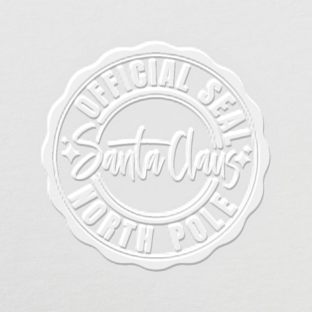 Santa Claus Official Seal North Pole Christmas  Embosser (Design)