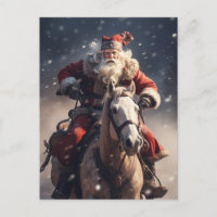 Santa Claus on a Horse