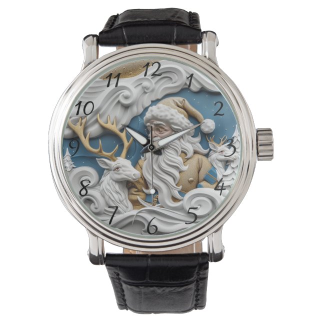 Santa Claus on Christmas Eve Watch (Front)