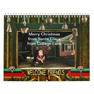 Santa Claus on College Lane Calendar