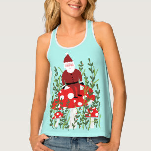 Santa Claus on Magic Mushroom Tank Top