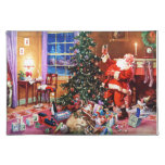 Santa Claus On The Night Before Christmas Placemat at Zazzle
