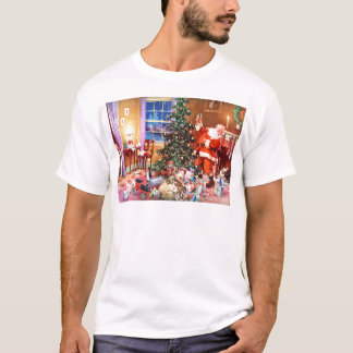Santa Claus on The Night Before Christmas T-Shirt
