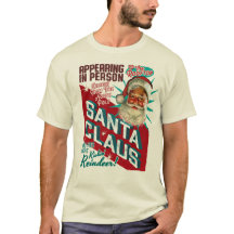 Santa Claus One Night Only Christmas T Shirt