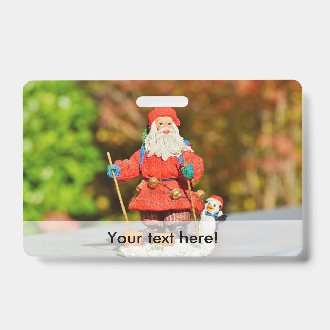 Santa Claus ornament Badge (Front)