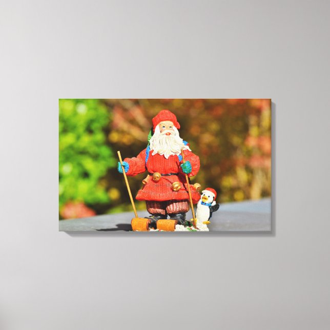 Santa Claus ornament Canvas Print (Front)