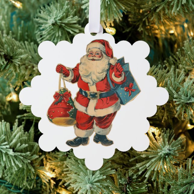 Santa Claus  Ornament Card (Insitu (Tree))