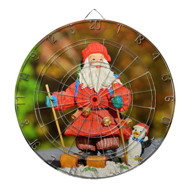 Santa Claus ornament Dart Board (Front)