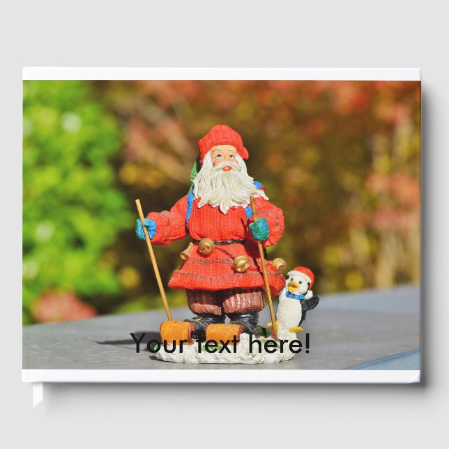 Santa Claus ornament Guest Book (Front)