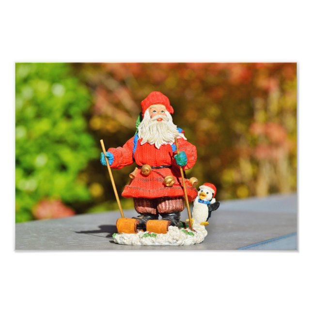 Santa Claus ornament Photo Print (Front)