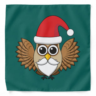 Santa Claus Owl Bandana