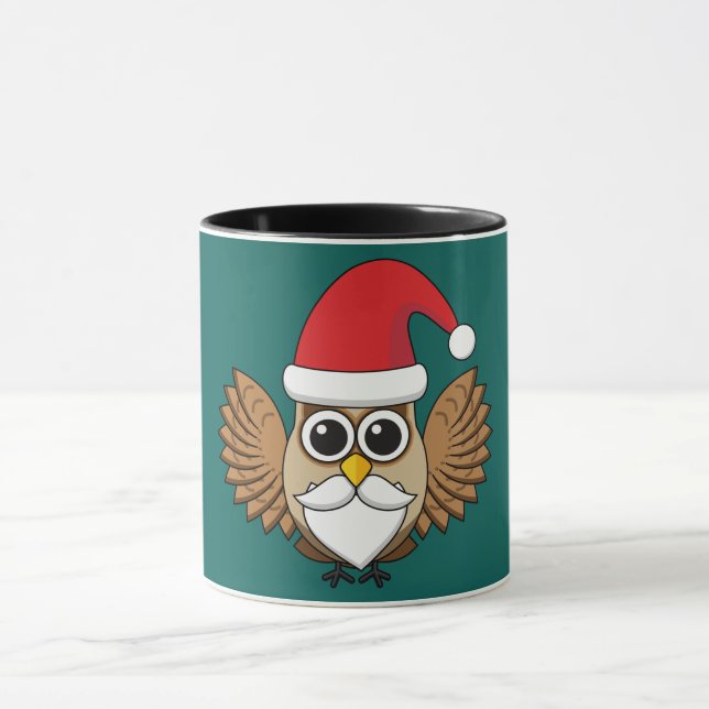 Santa Claus Owl Mug (Center)