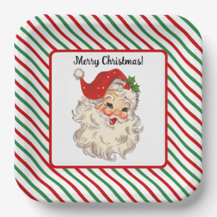 Santa Claus Paper Plate