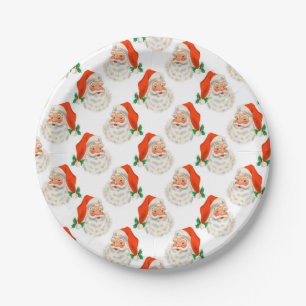 Santa Claus Paper Plates