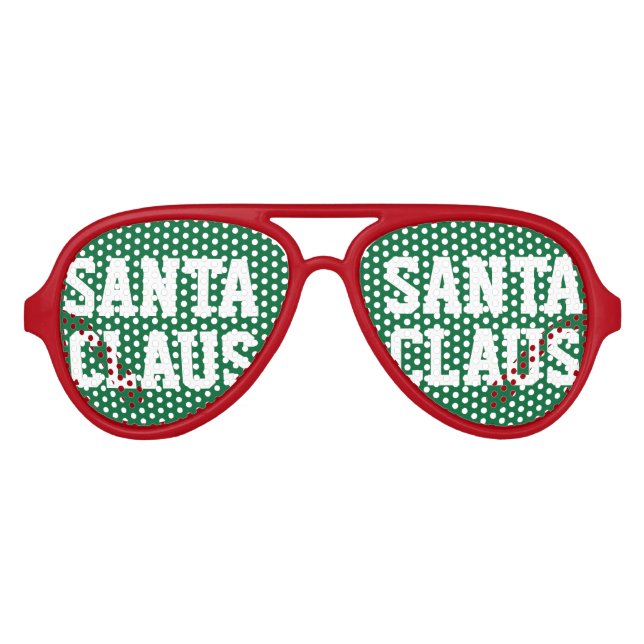Santa Claus party shades funny bulk Christmas gift (Front)