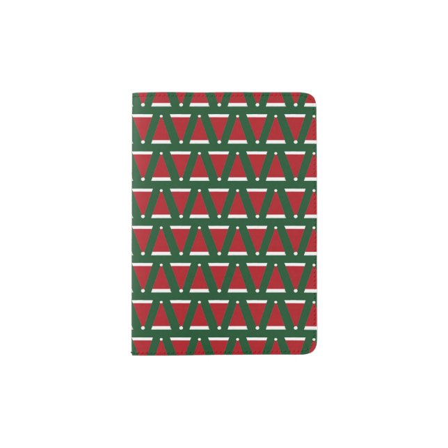 Santa Claus pattern Passport Holder (Front)