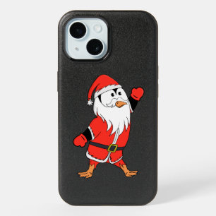 Santa Claus Penguin Ready for Christmas iPhone 15 Case