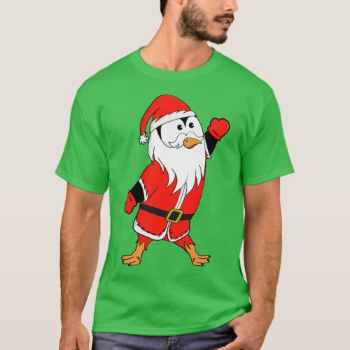 Santa Claus Penguin Ready for Christmas T_Shirt