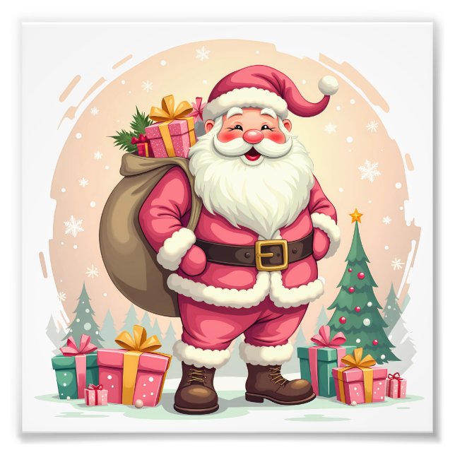 Santa Claus  Photo Print (Front)