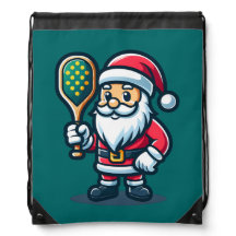 SANTA CLAUS - Pickleball Mascot Court Player Fun