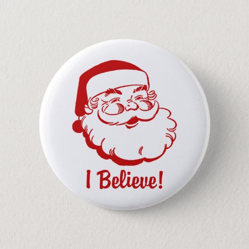 Santa Claus Pinback Button