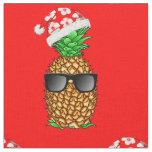 Santa Claus Pineapple Fabric