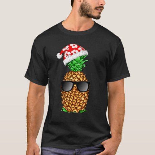 Santa Claus Pineapple T-Shirt