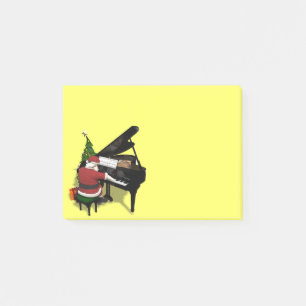 Santa Claus Playing Piano Post-it Notes