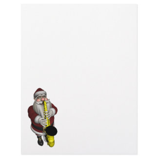Santa Claus Playing Saxophone